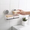 soap rack with drain tray