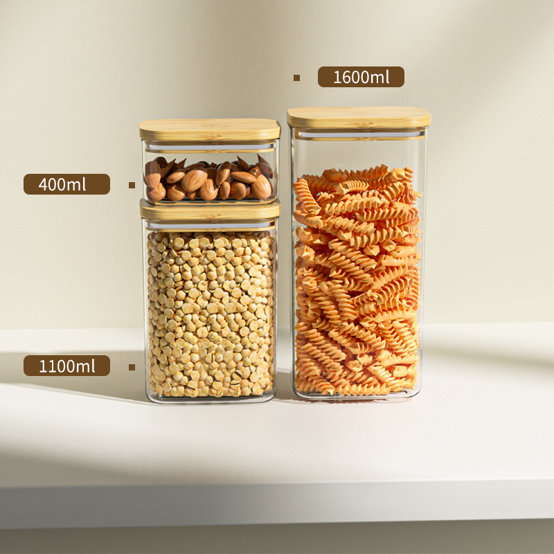 Bamboo Lid Containers