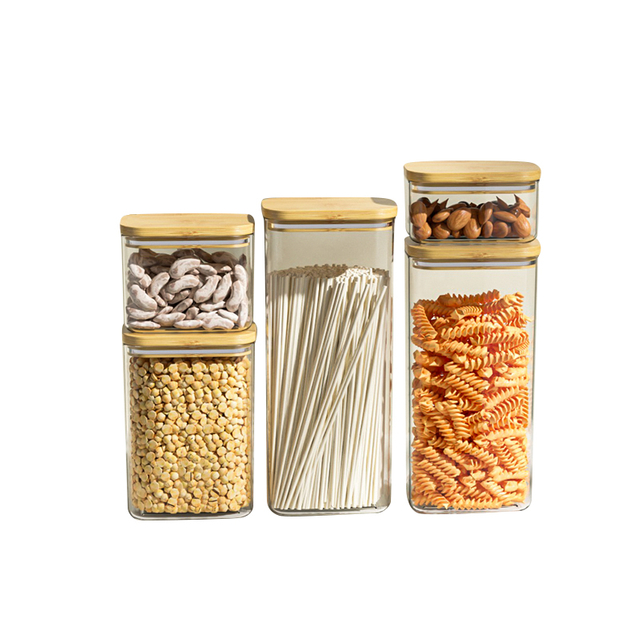 Bamboo Lid Containers