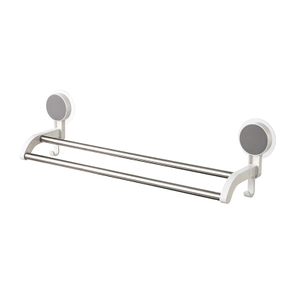 double poles towel rack