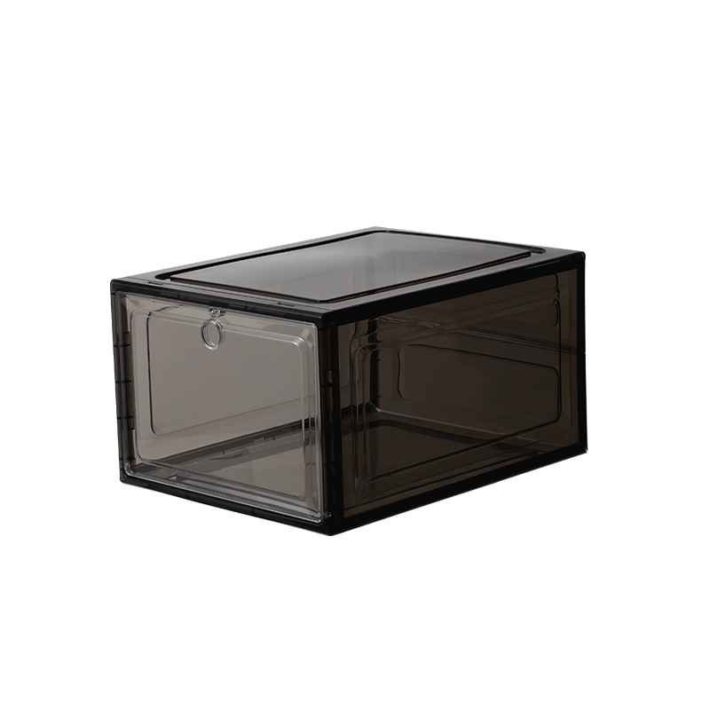 Stackable Front Drop Shoe Box