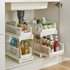 undersink storage rack with drawers