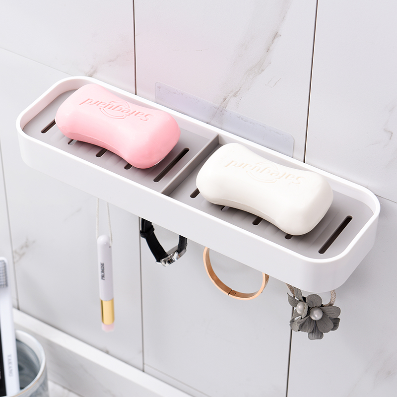 Soap Rack with Hooks