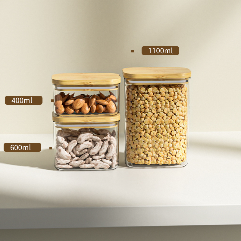 Bamboo Lid Containers