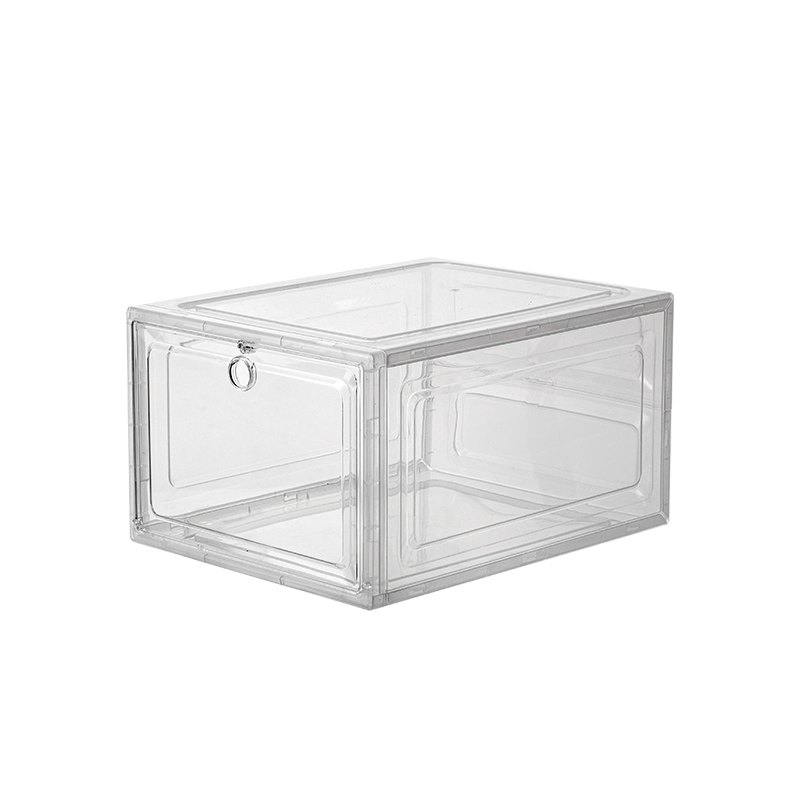 Stackable Front Drop Shoe Box