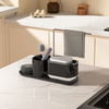 Liquid Soap Dispenser with Rag Holder