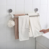 double poles towel rack