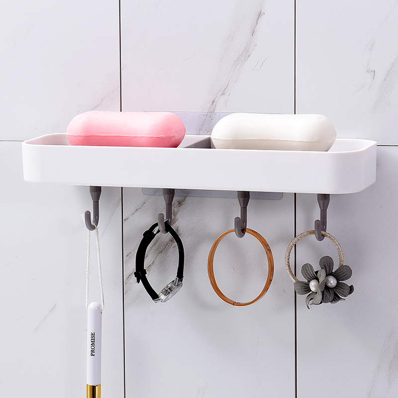 Soap Rack with Hooks