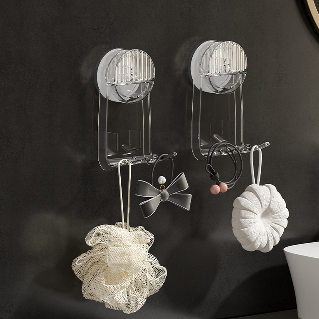  Drill-Free Wall Mounted Vacuum Suction Cup Hooks Holder Flexible Hanging Hanger for Bathroom Kitchen Accessories