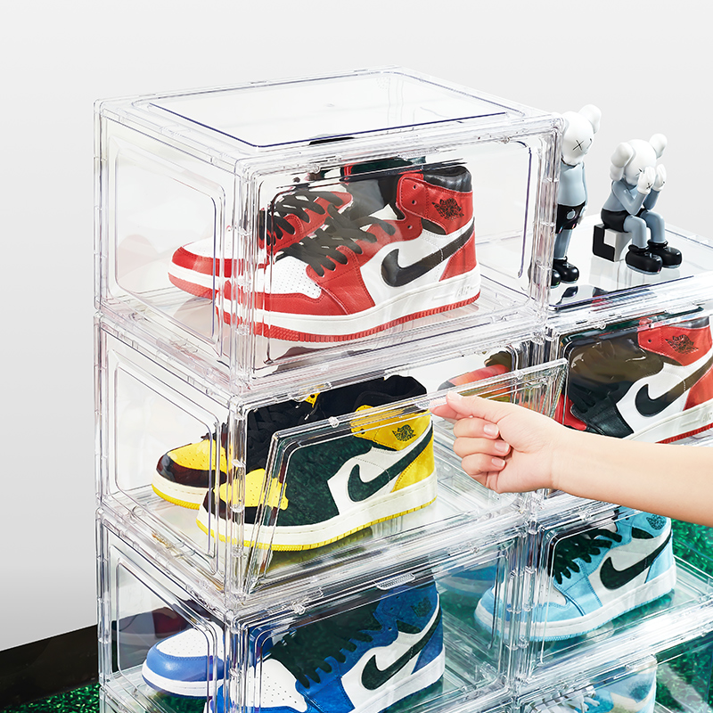 Side Open Acrylic Shoe Box