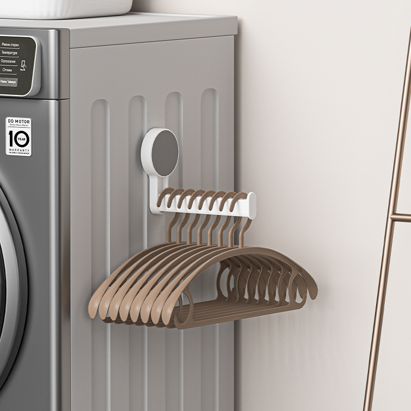 wall mounted clothes hanger holder