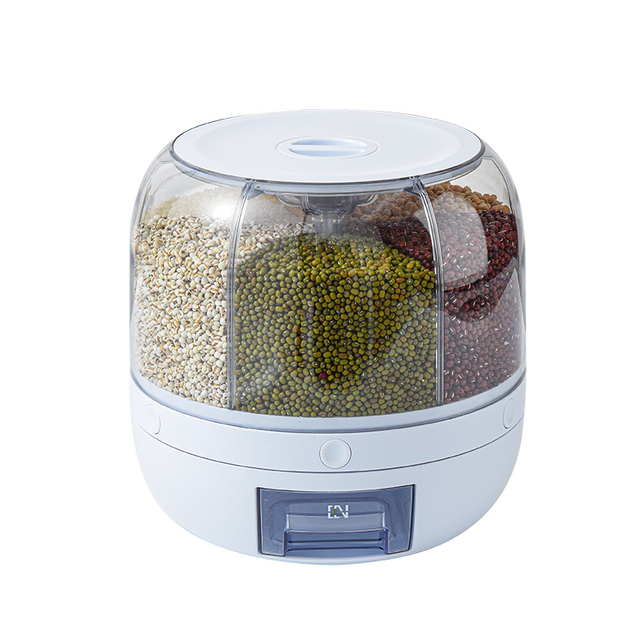 Rotating Grain Storage Container