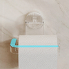 Suction cup paper holder storage rack