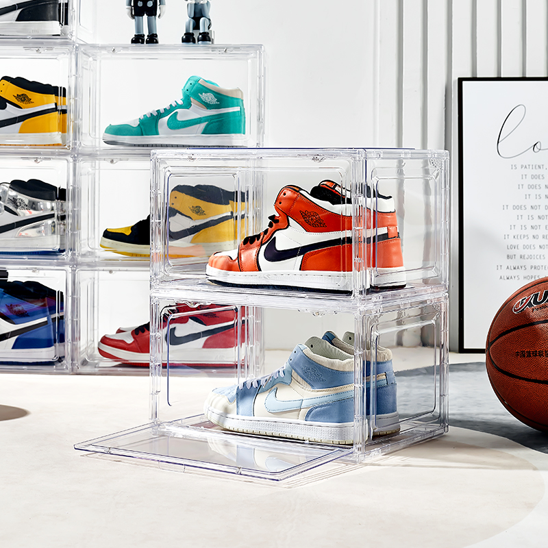 Side Open Acrylic Shoe Box