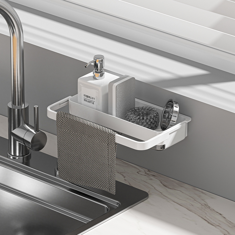 Wall mounted Storage Rack with Drain Tray