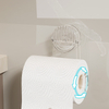 Suction cup paper holder storage rack