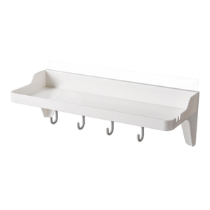 Wall Mounted Storage Rack with Hooks