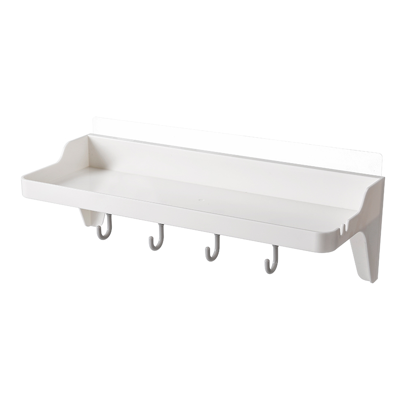 Wall Mounted Storage Rack with Hooks