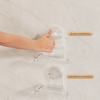 Suction cup paper holder storage rack