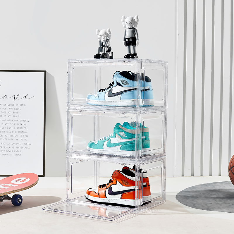 Side Open Acrylic Shoe Box