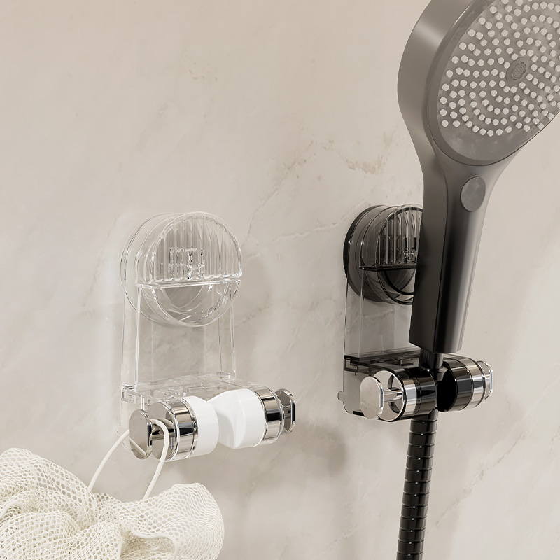 Wholesale All-Claer Multifunctional Bathroom Shower Head Holder Powerful Suction Cup Storage Rack OEM ODM Packing Box