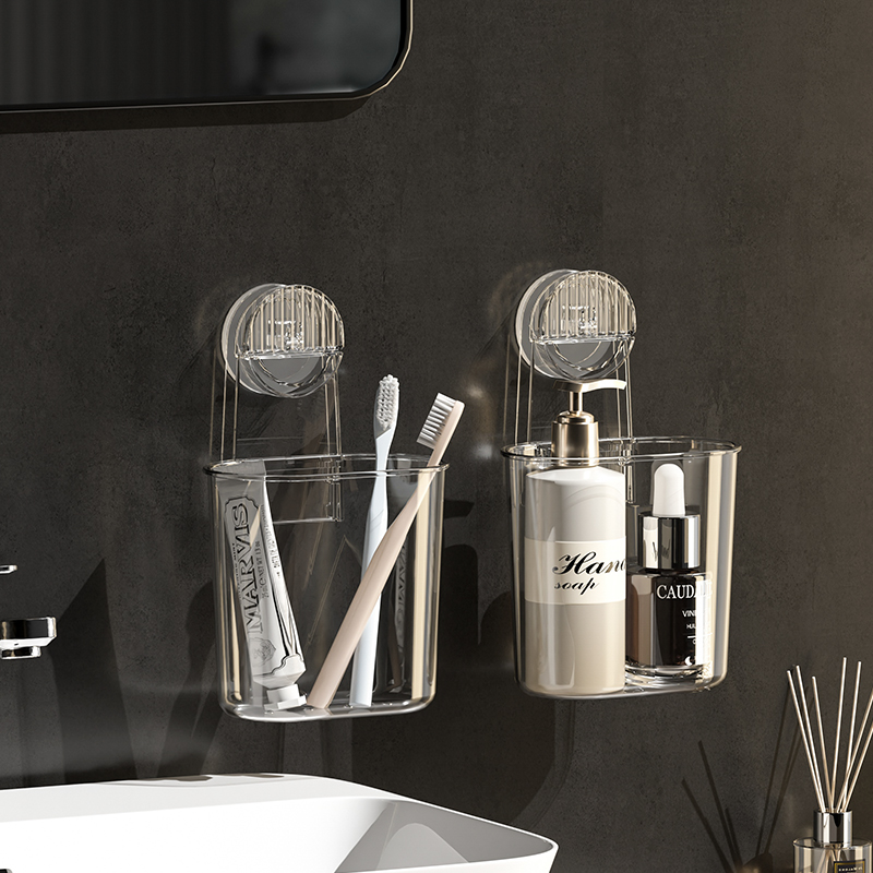 Popular plastic wall mounted shelves, storage cabinets, kitchen wardrobes, living rooms, bathroom corners, shower rooms, hanging