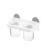 Wall-mounted toothbrush holder cup