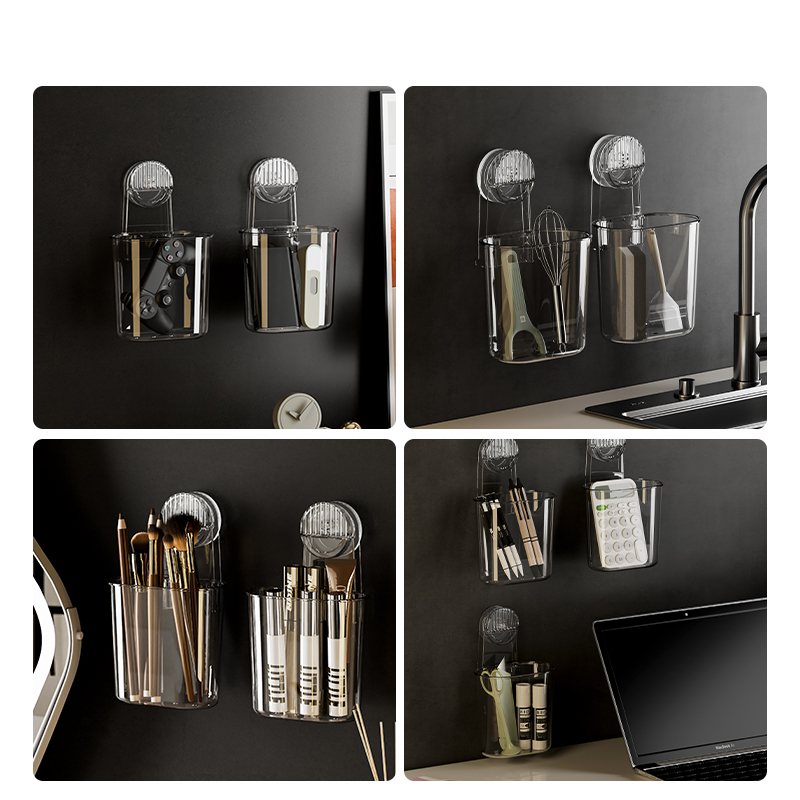 Popular plastic wall mounted shelves, storage cabinets, kitchen wardrobes, living rooms, bathroom corners, shower rooms, hanging