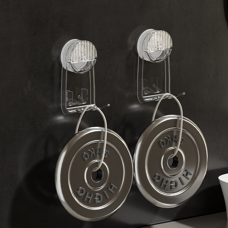  Drill-Free Wall Mounted Vacuum Suction Cup Hooks Holder Flexible Hanging Hanger for Bathroom Kitchen Accessories