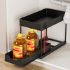 2 Tier Under Sink Organizers and Storage Multi-Purpose Cabinet Basket Organizer Drawer for Kitchen Under