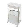 Laundry Shelf with Laundry Basket