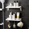 Wall Mounted Storage Rack with Hooks