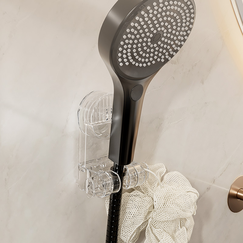 Wholesale All-Claer Multifunctional Bathroom Shower Head Holder Powerful Suction Cup Storage Rack OEM ODM Packing Box