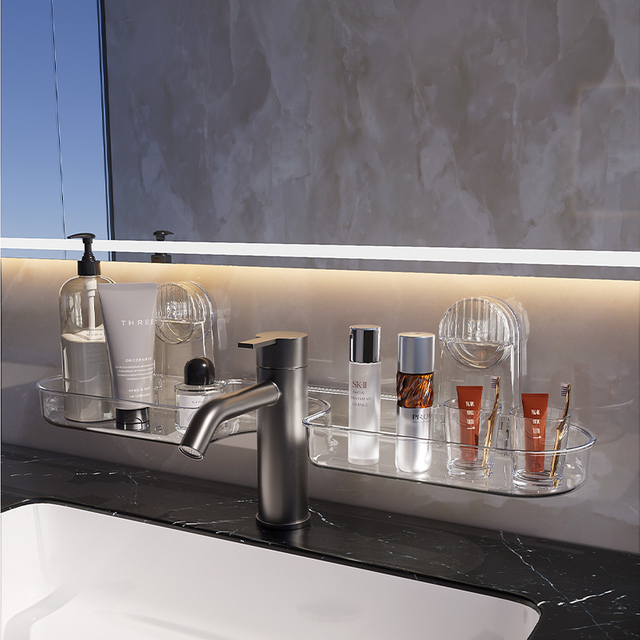 Home sink faucet storage rack, bathroom faucet storage, hanging sink storage rack