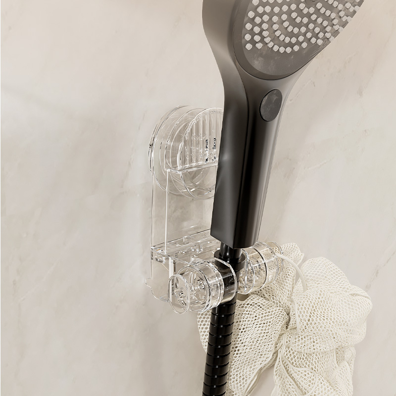 Wholesale All-Claer Multifunctional Bathroom Shower Head Holder Powerful Suction Cup Storage Rack OEM ODM Packing Box