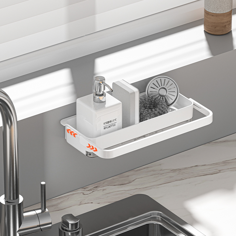 Wall mounted Storage Rack with Drain Tray